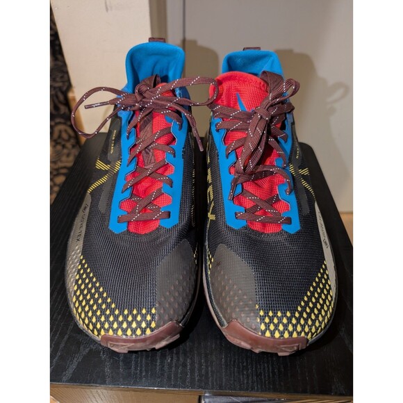 Nike React Pegasus Trail 4 GORE-TEX Black Vivid Sulfur Size 10 - Picture 1 of 16